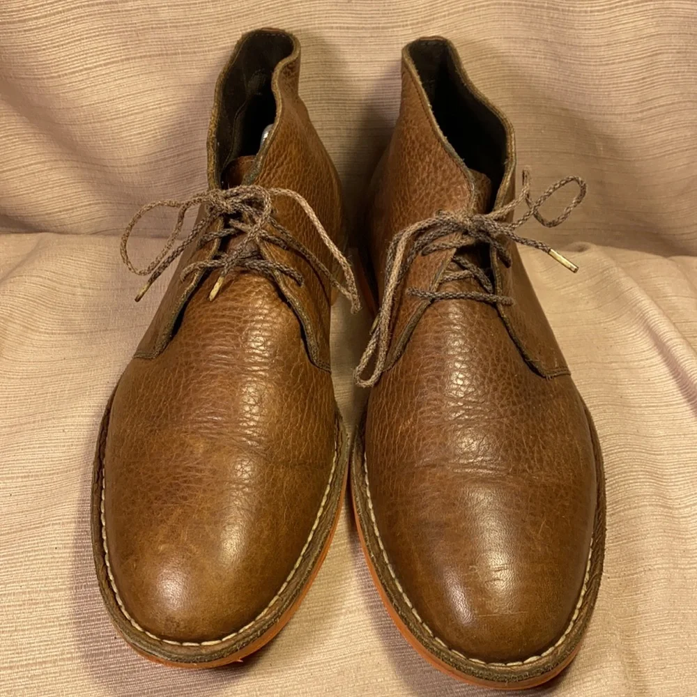 Cole Haan leather lace up leather ankle high